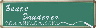 Beate Dauderer Visitenkarte